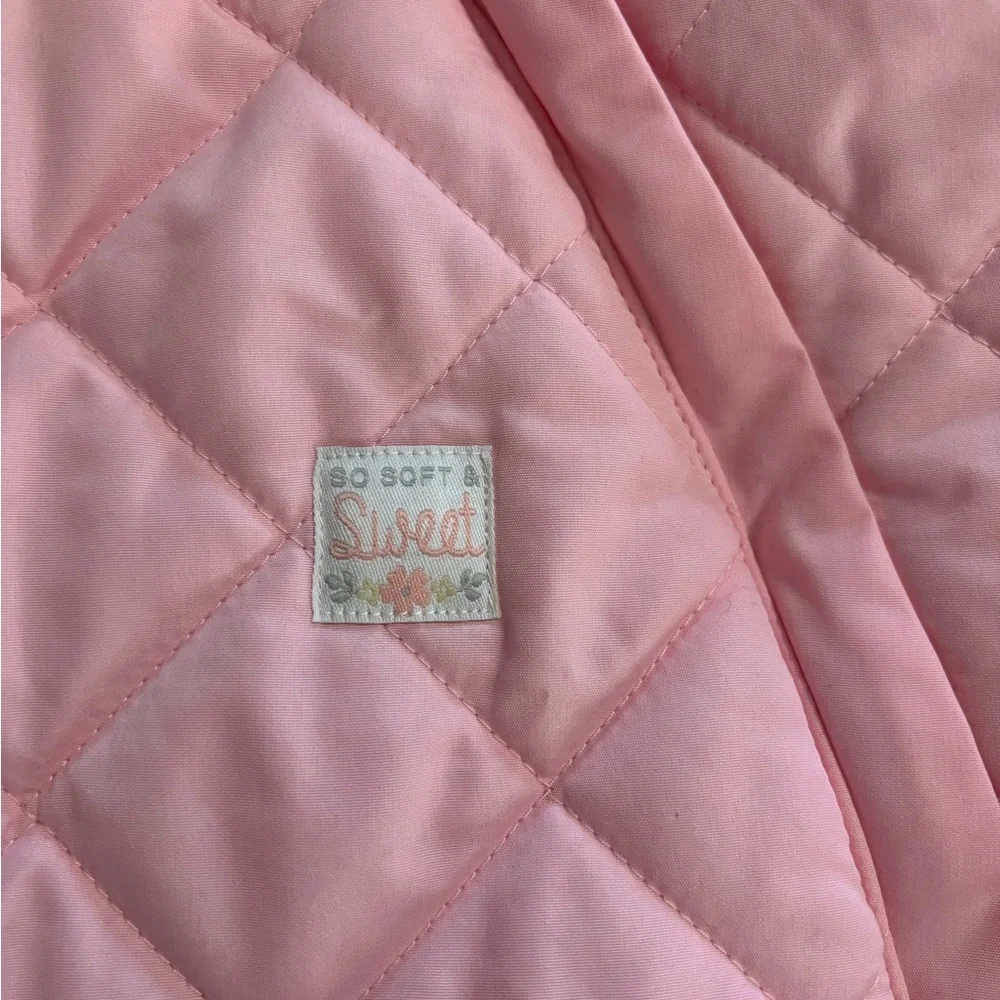 Carter's Pink‎ Quilted Bunting Winter Suit with Hood - car seat friendly